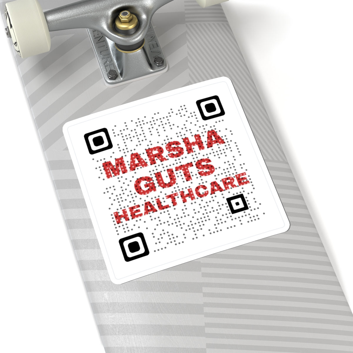Marsha Guts Healthcare QR Kiss-Cut Sticker