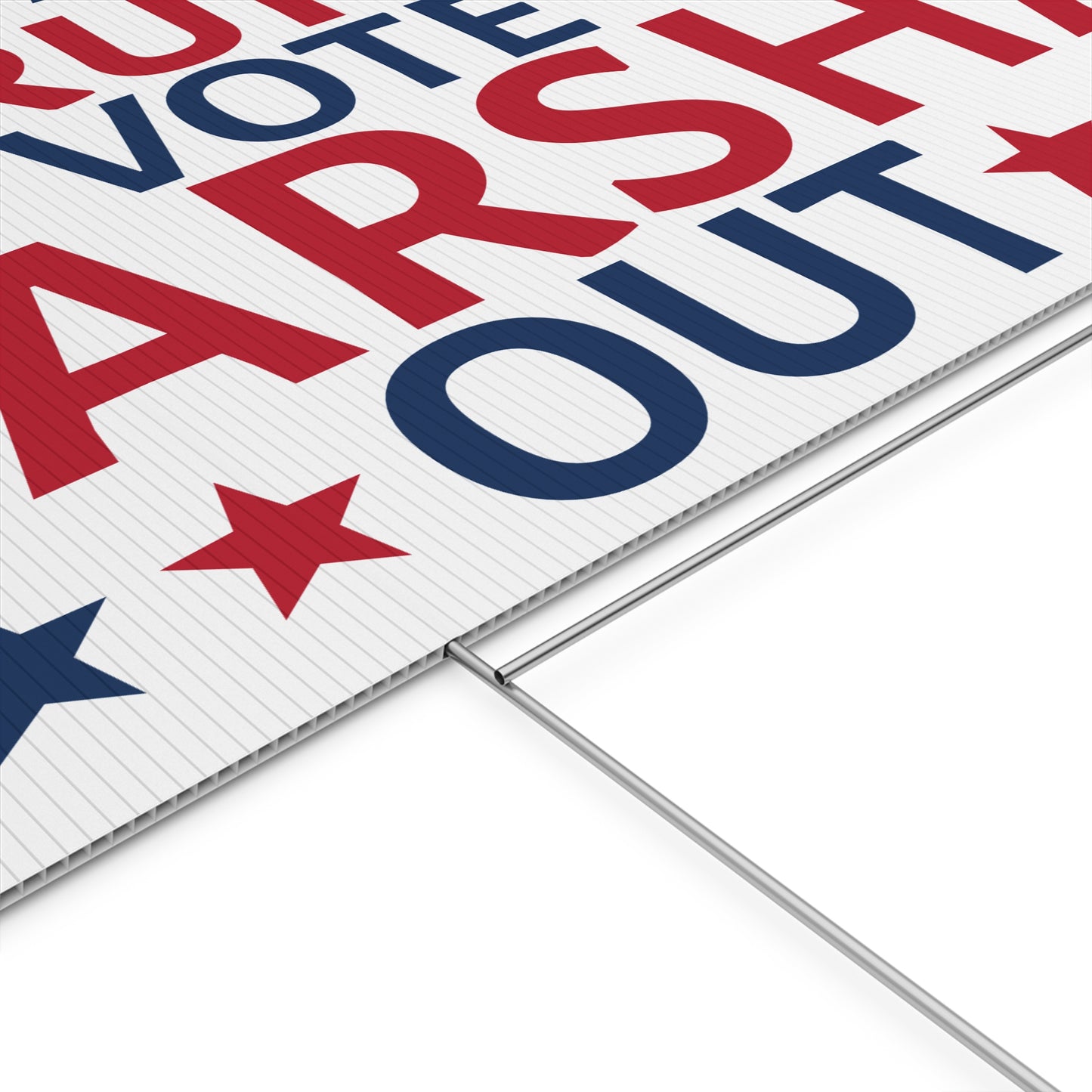 "Stand Against Corruption, Vote Marsha Out" Yard Sign | Anti-Marsha Blackburn TN 2026