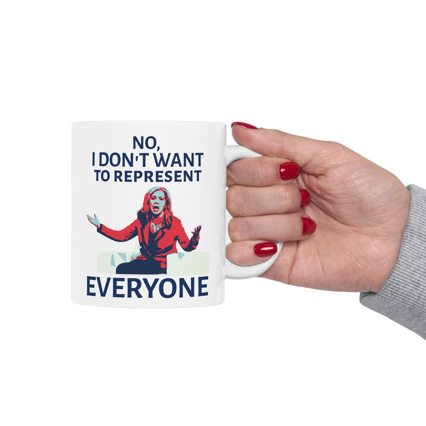 "Don't Want to Represent Everyone" Anti-Marsha Blackburn Mug – TN 2026