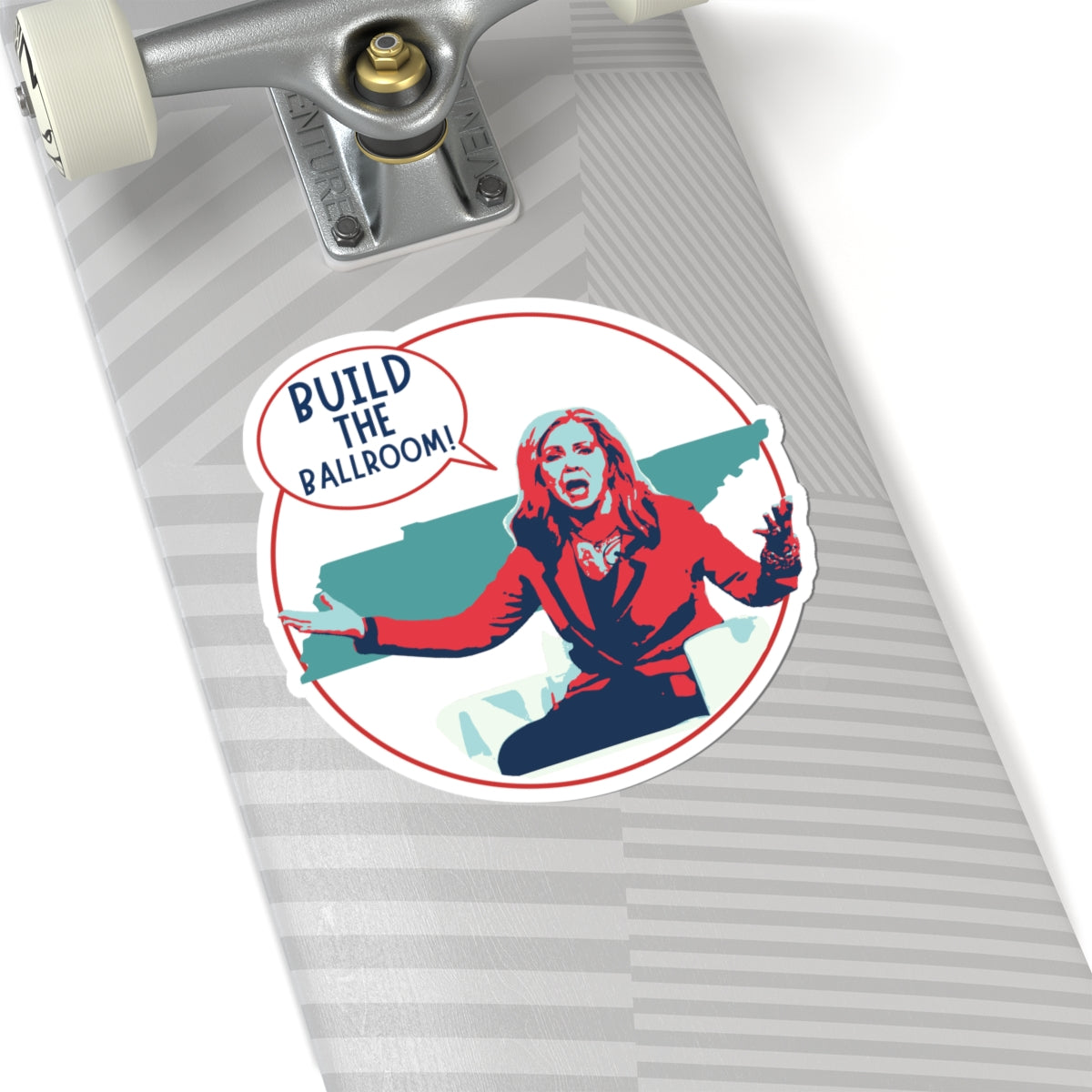 "Build the Ballroom" Anti-Marsha Blackburn Meme Sticker – TN 2026