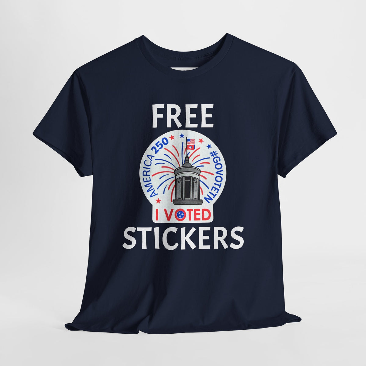 "I Voted" Sticker T-Shirt | Tennessee Governor Election Tee 2026