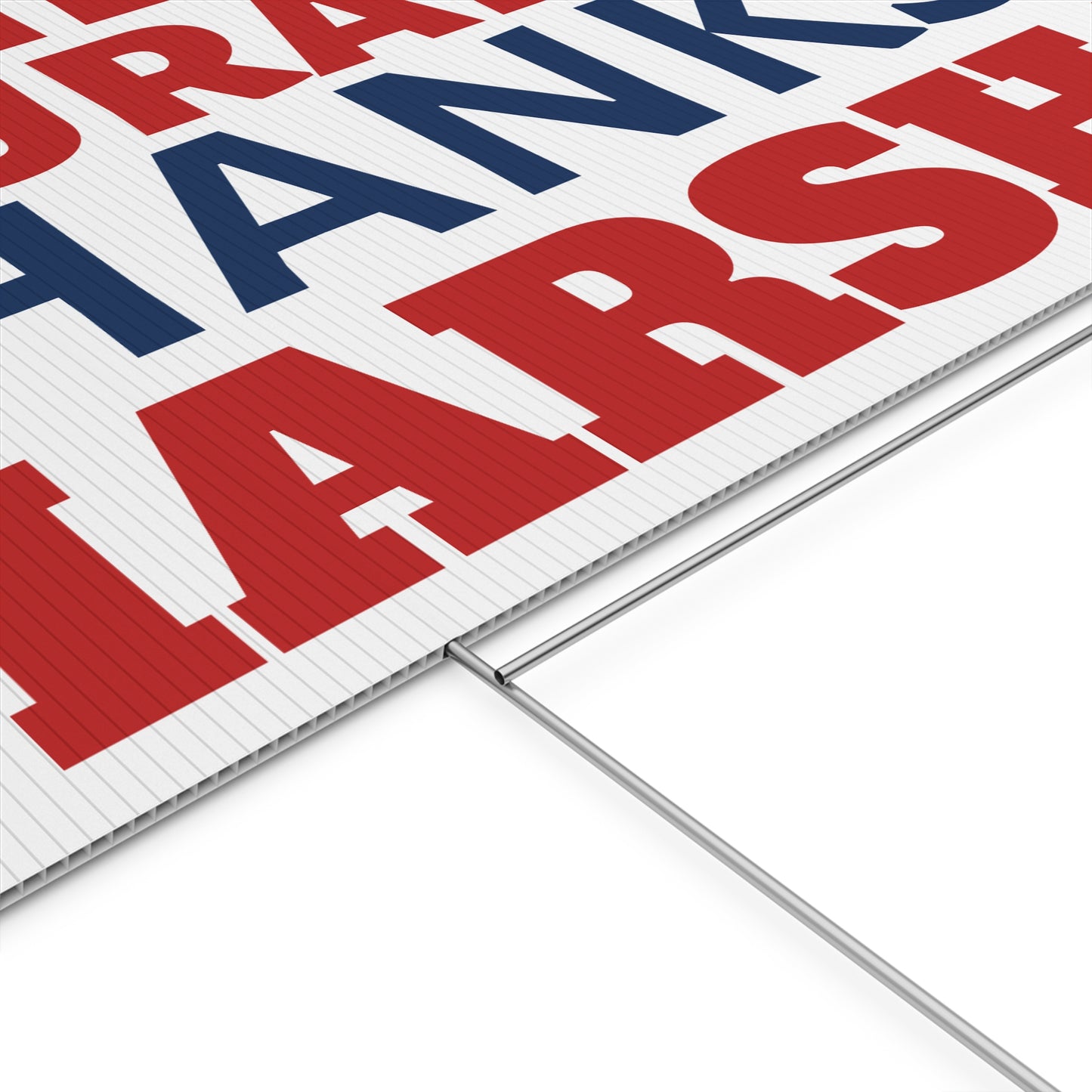 "No Health Insurance? Thanks, Marsha" Yard Sign | Anti-Marsha Blackburn TN 2026