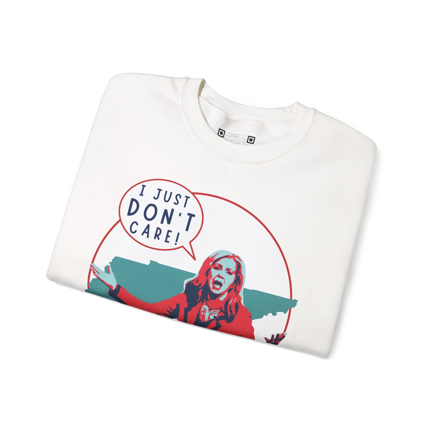 "I Just Don't Care" Anti-Marsha Blackburn Sweatshirt | TN 2026