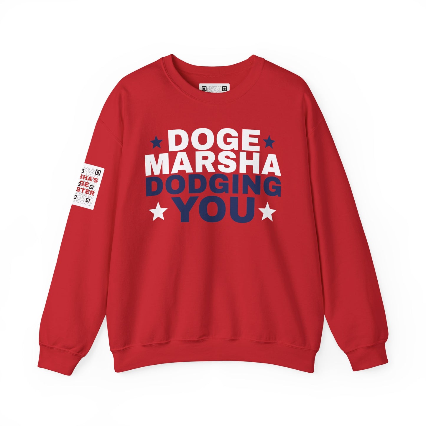 "DOGE Marsha: Dodging You" Anti-Marsha Blackburn Sweatshirt | TN 2026