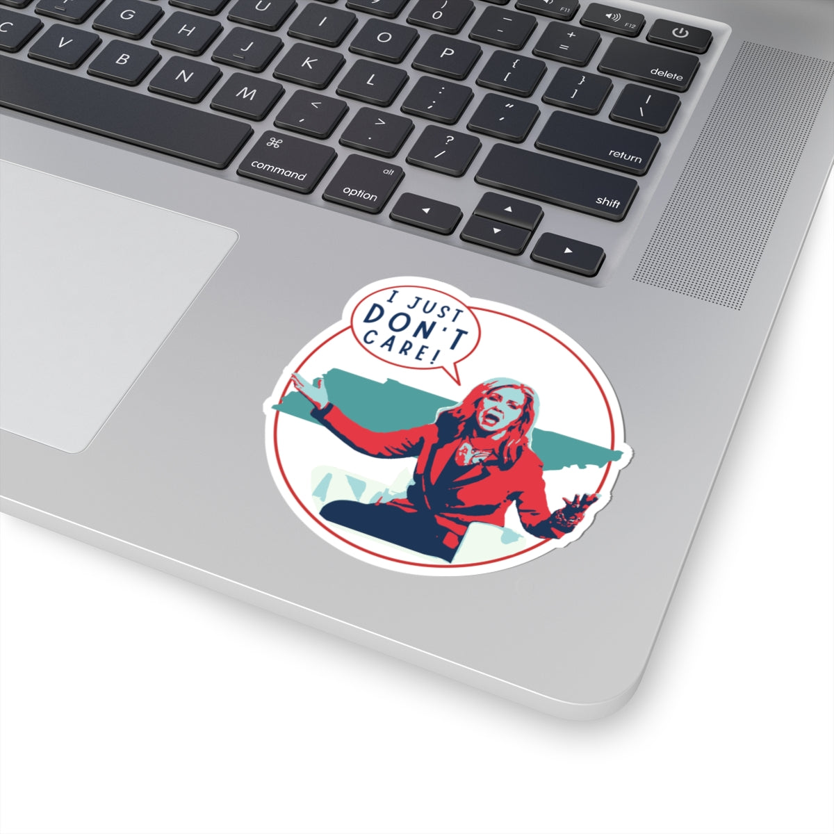 "I Just Don't Care" Anti-Marsha Blackburn Kiss-Cut Sticker | TN 2026