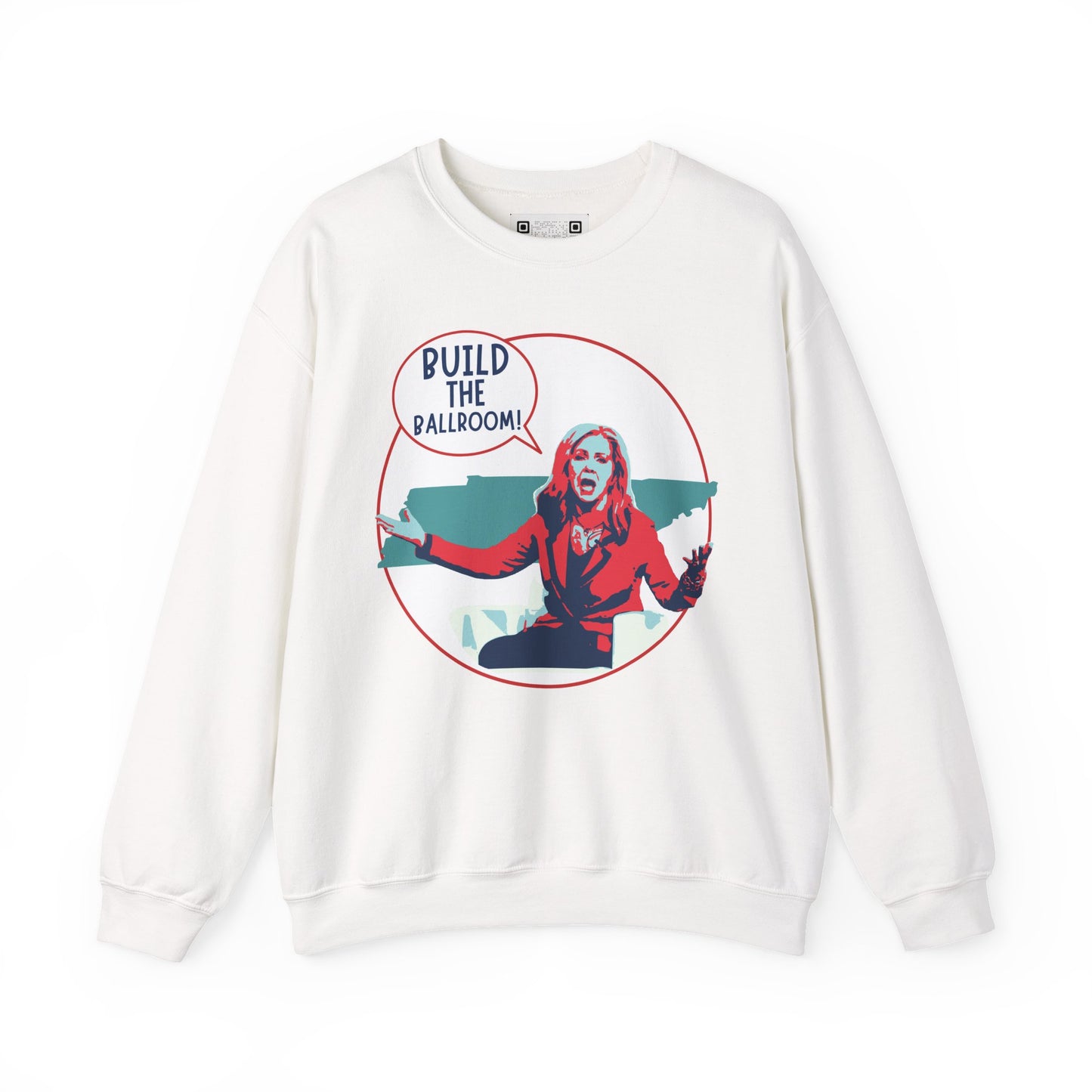"Build the Ballroom" Anti-Marsha Blackburn Meme Crewneck Sweatshirt – TN 2026