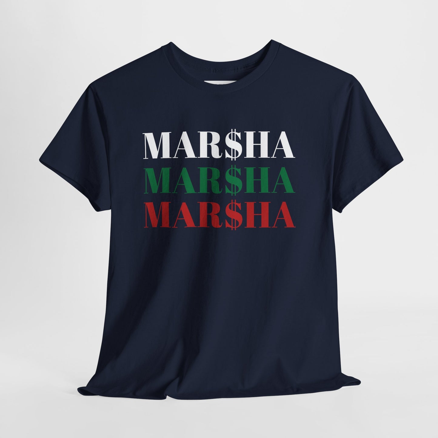 MAR$HA MAR$HA MAR$HA Unisex Crewneck T-Shirt | TN 2026 Anti-Marsha Blackburn