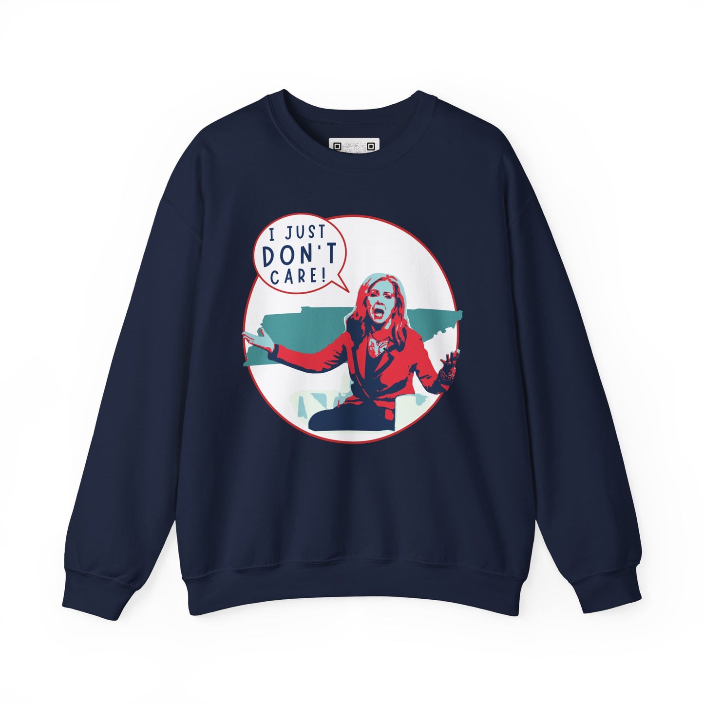 "I Just Don't Care" Anti-Marsha Blackburn Sweatshirt | TN 2026
