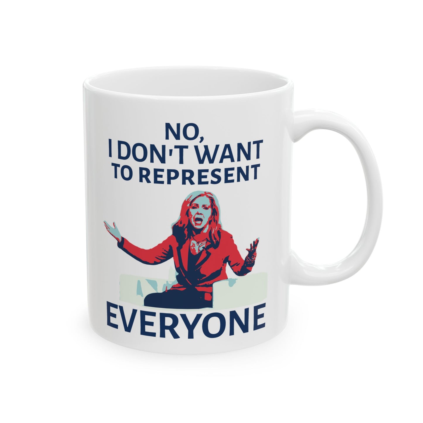 "Don't Want to Represent Everyone" Anti-Marsha Blackburn Mug – TN 2026