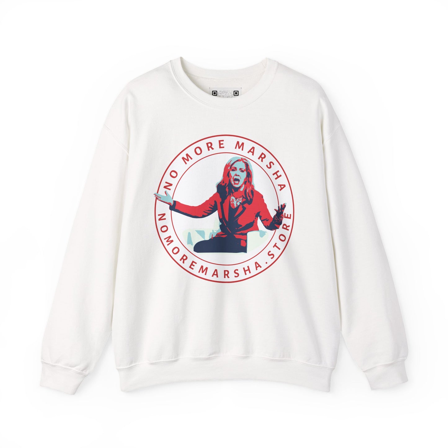 "No More Marsha" Logo Crewneck Sweatshirt | TN 2026 Anti-Marsha Blackburn