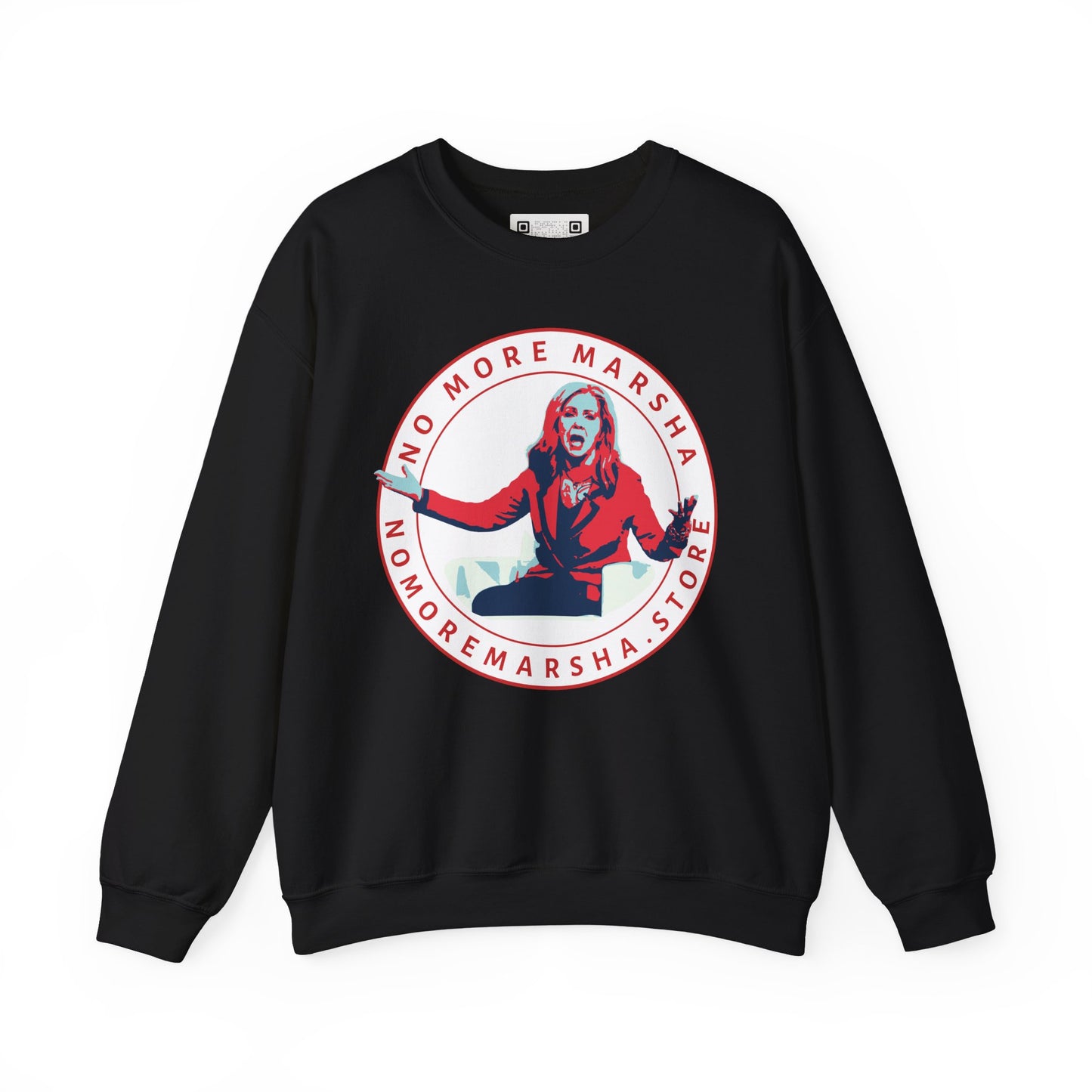 "No More Marsha" Logo Crewneck Sweatshirt | TN 2026 Anti-Marsha Blackburn