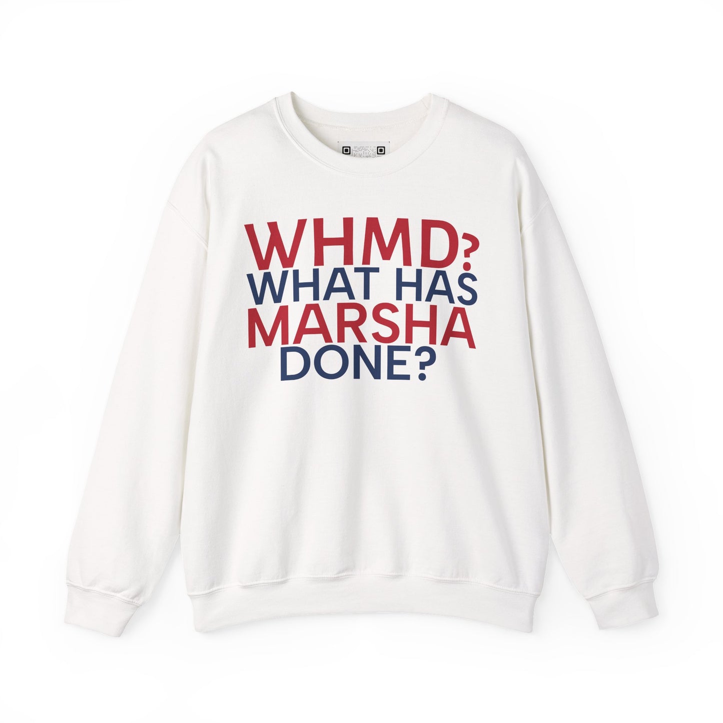 "WHMD? What Has Marsha Done?" Anti-Marsha Blackburn Sweatshirt | TN 2026