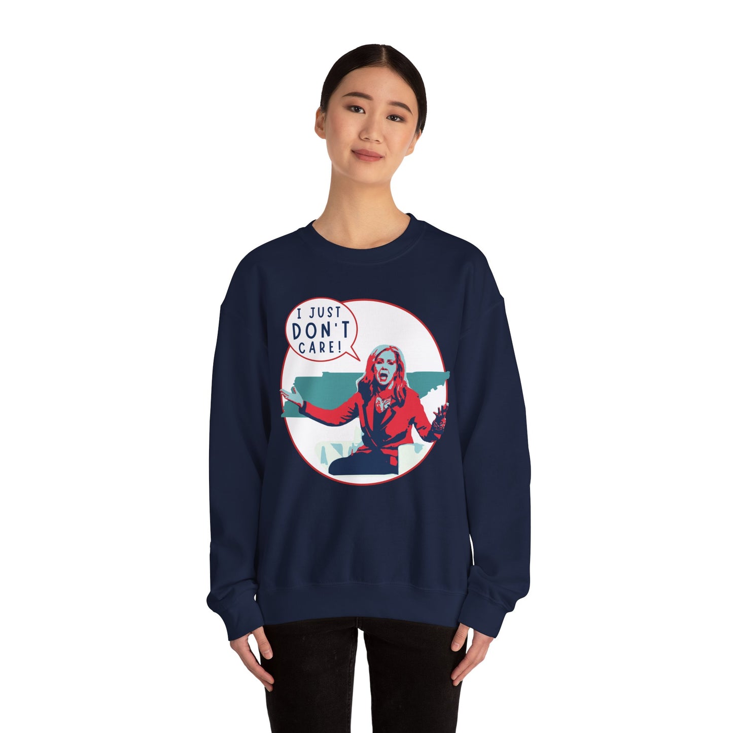 "I Just Don't Care" Anti-Marsha Blackburn Sweatshirt | TN 2026
