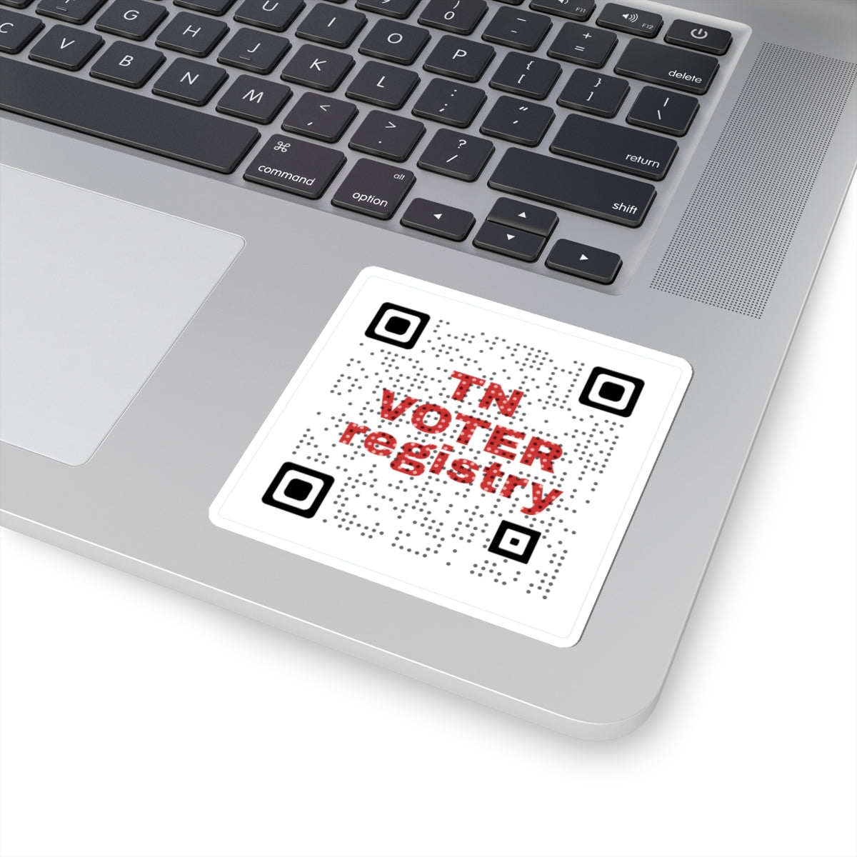 TN Voter Registry QR Sticker — Tennessee Voter Registration QR Code Sticker