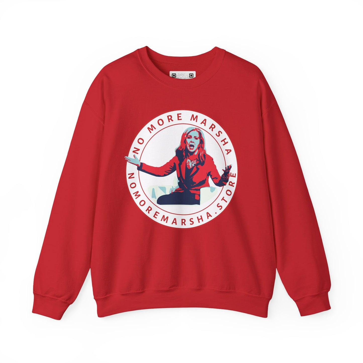 "No More Marsha" Logo Crewneck Sweatshirt | TN 2026 Anti-Marsha Blackburn
