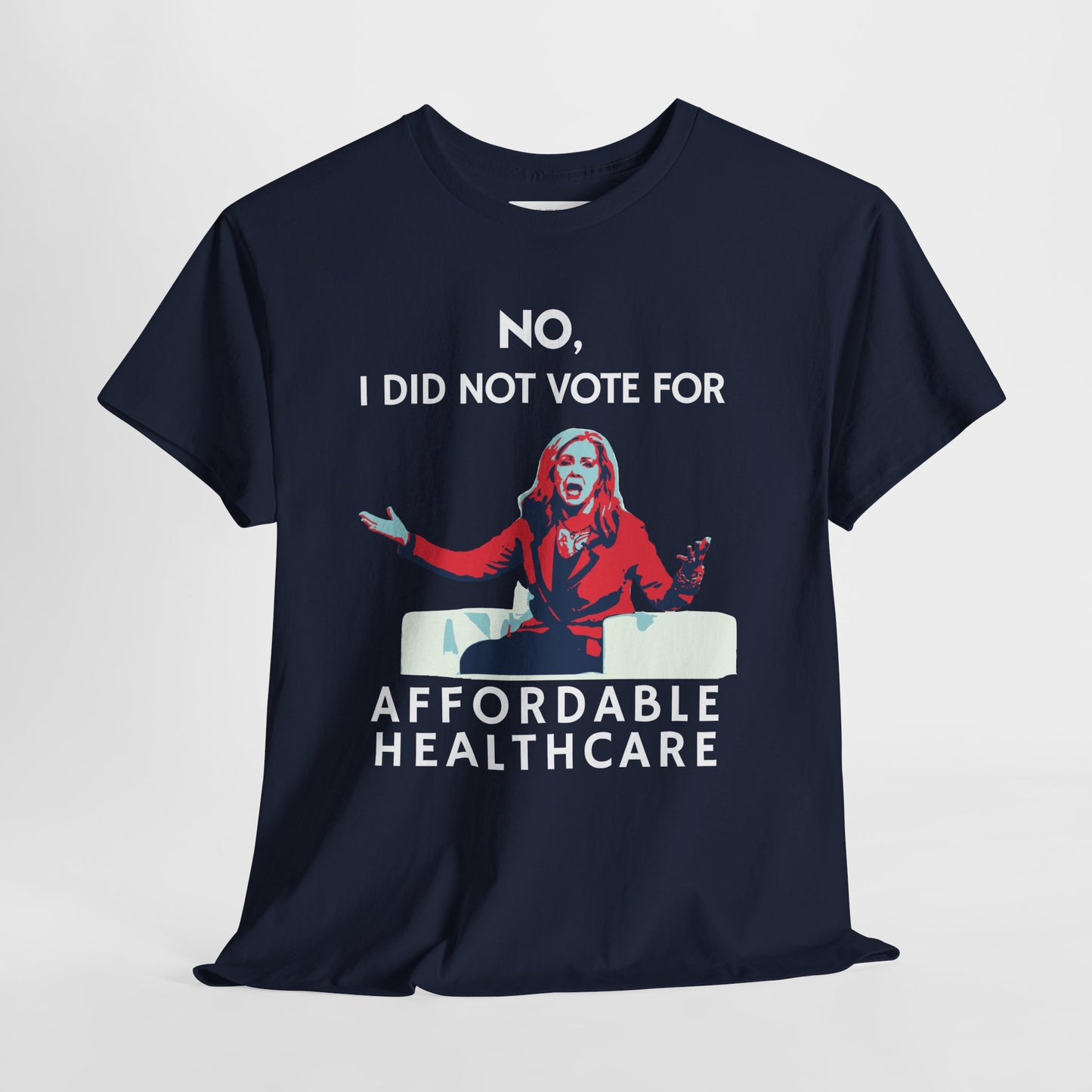 Navy blue t-shirt with a Marsha Blackburn graphic and white text.