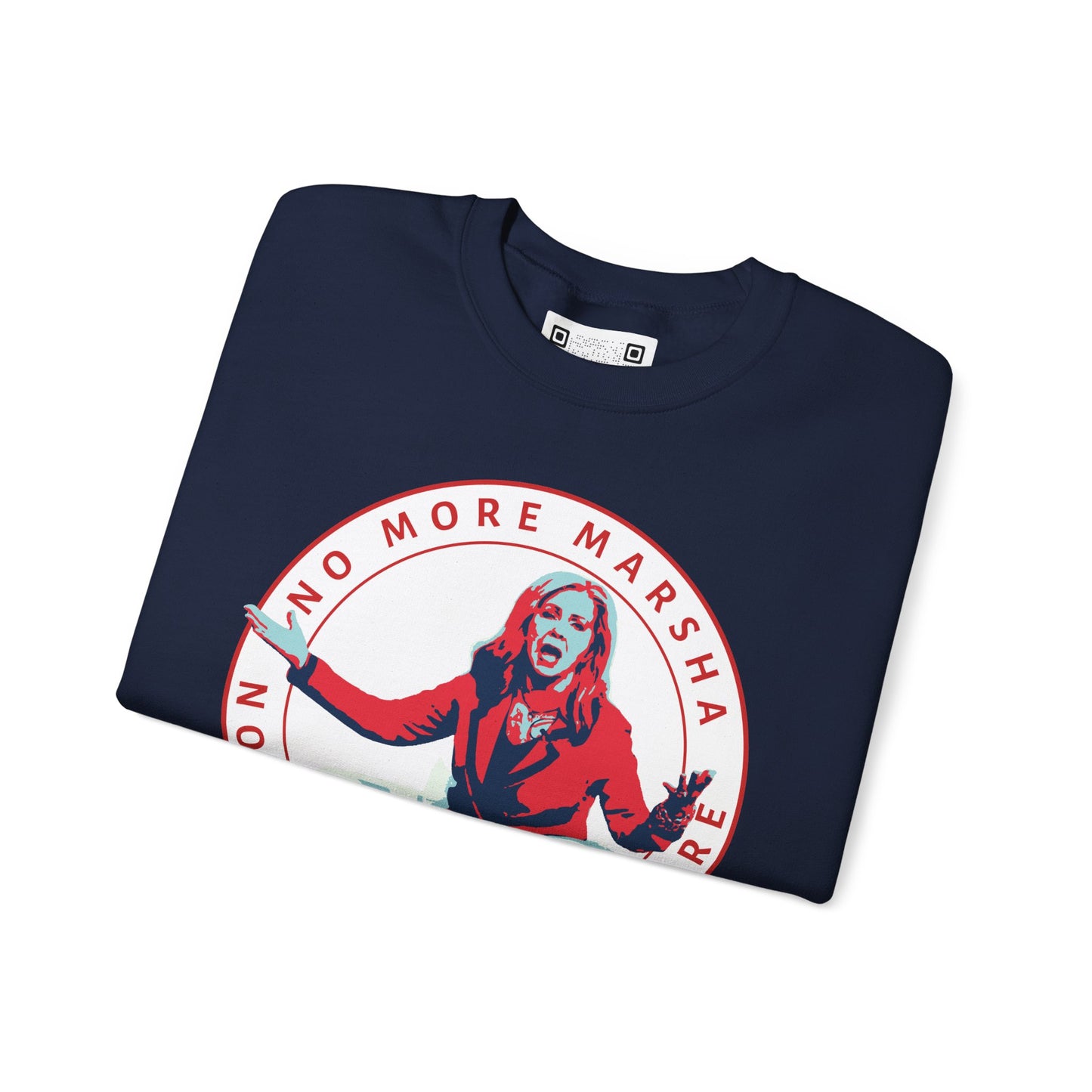 "No More Marsha" Logo Crewneck Sweatshirt | TN 2026 Anti-Marsha Blackburn