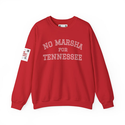 "No Marsha for Tennessee" Anti-Marsha Blackburn Sweatshirt | TN Governor Election 2026