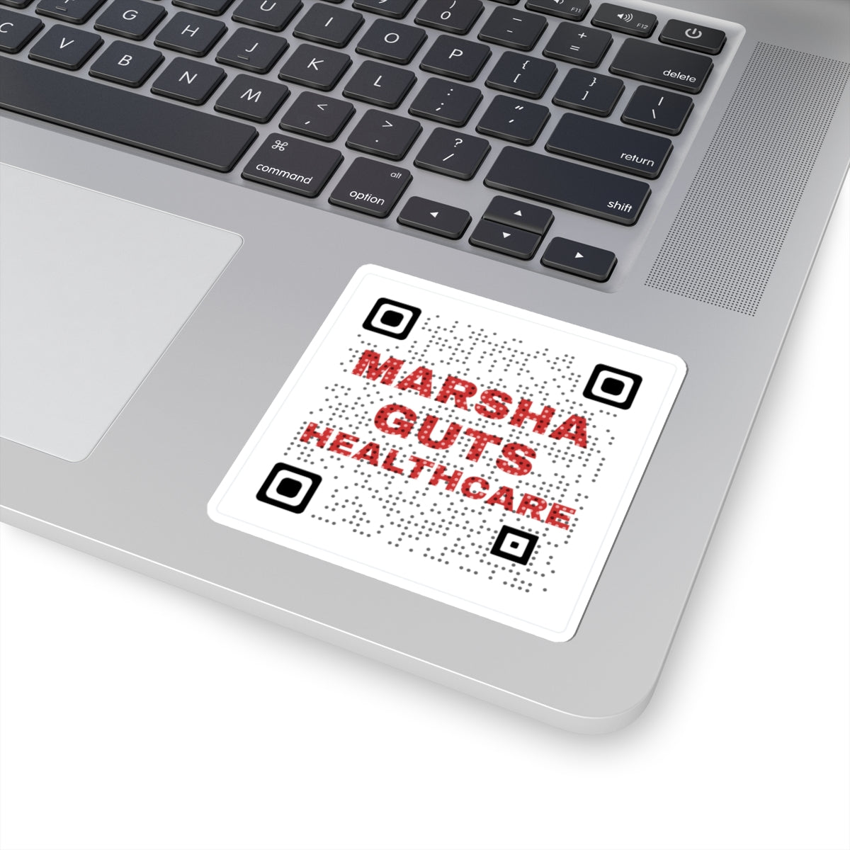 Marsha Guts Healthcare QR Kiss-Cut Sticker