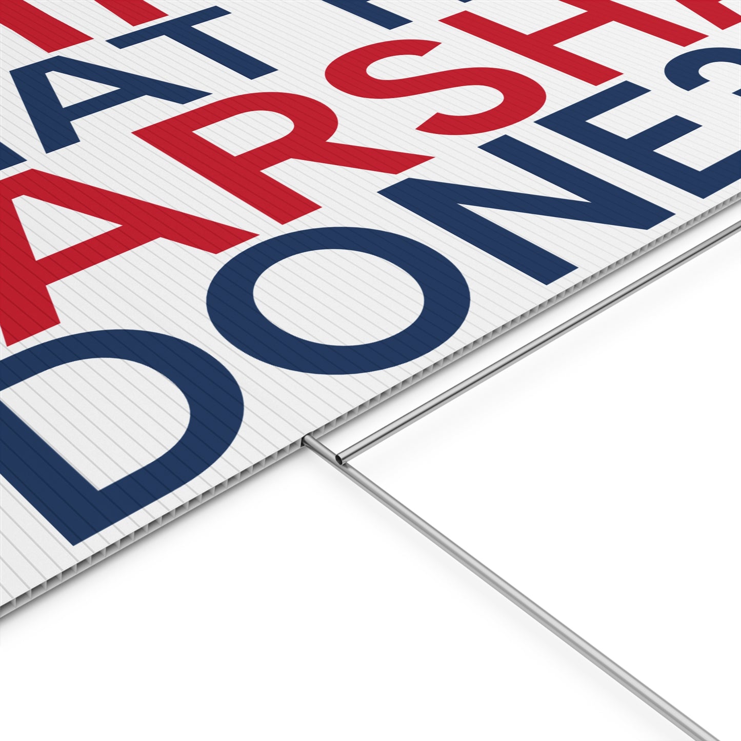 "WHMD? What Has Marsha Done?" Yard Sign | Anti-Marsha Blackburn TN 2026