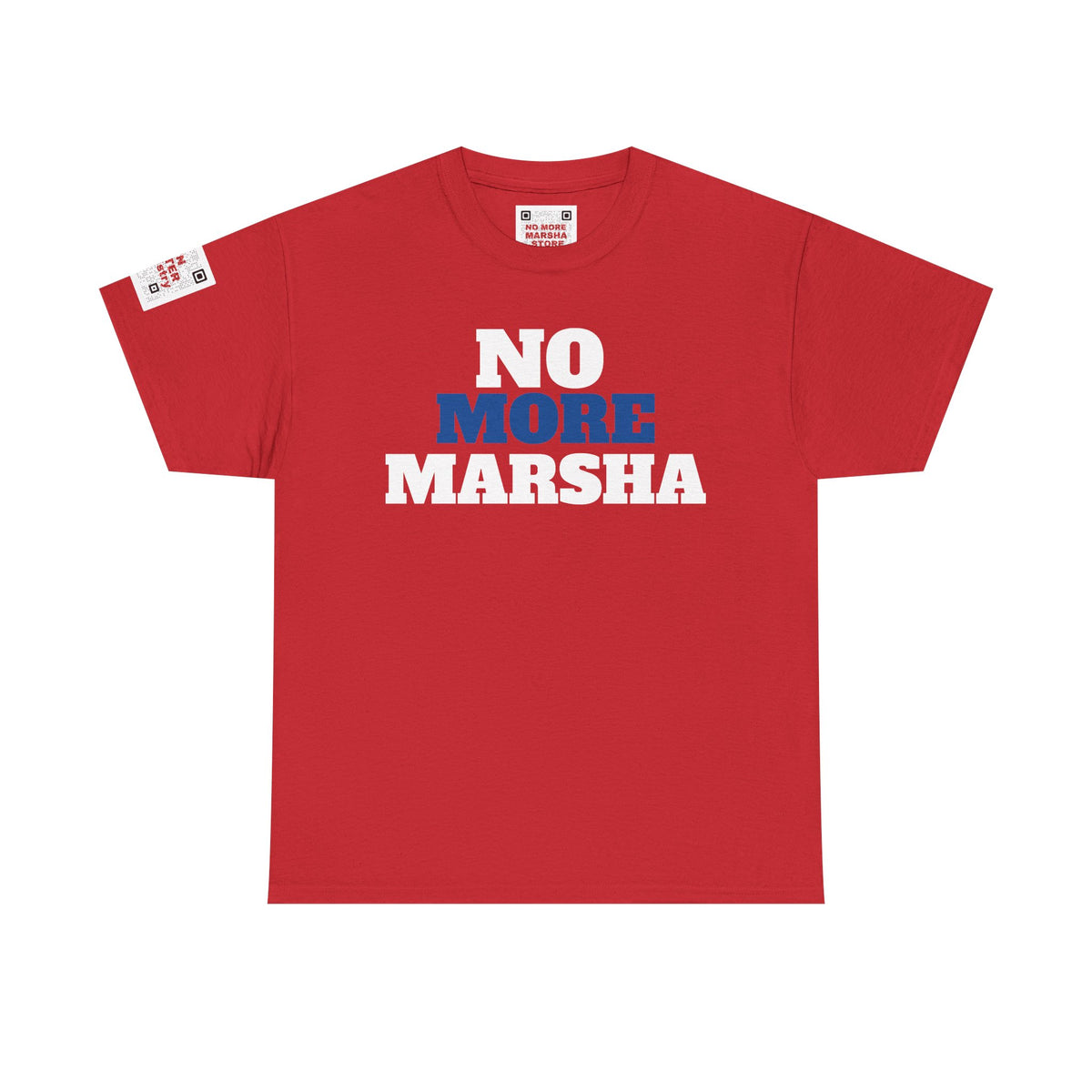NO MORE MARSHA Unisex Crewneck T‑Shirt - Tennessee Governor Election Campaign 2026