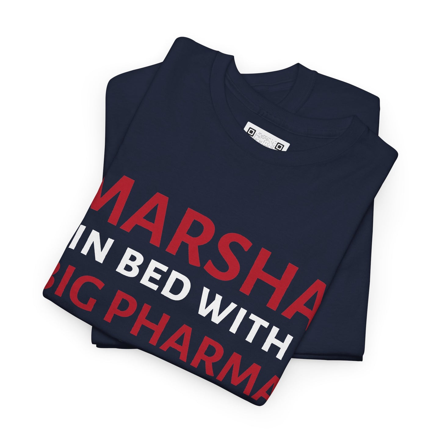 "Marsha in Bed with Big Pharma" Anti-Marsha Blackburn T-Shirt | TN 2026