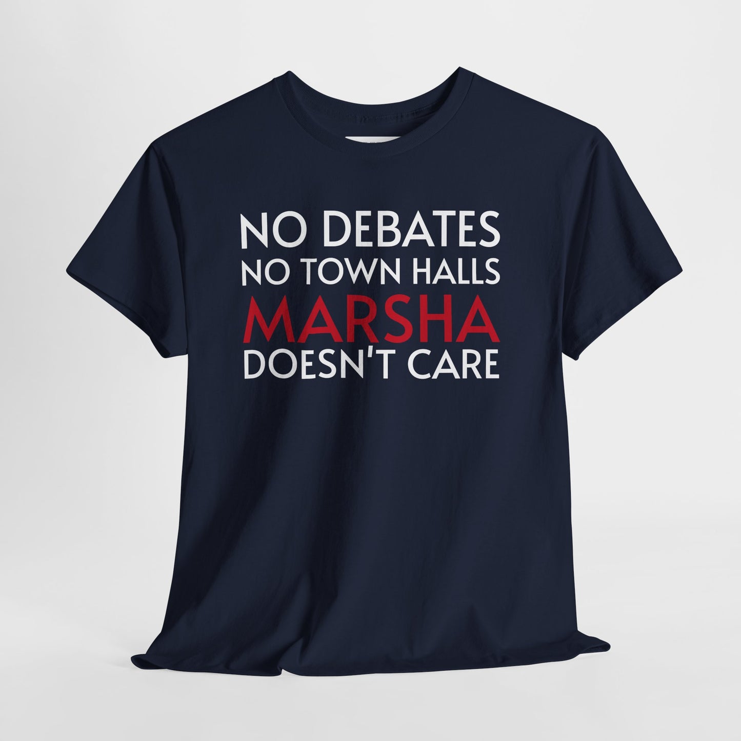 "No Debates, No Town Halls" Anti-Marsha Blackburn T-Shirt | TN 2026