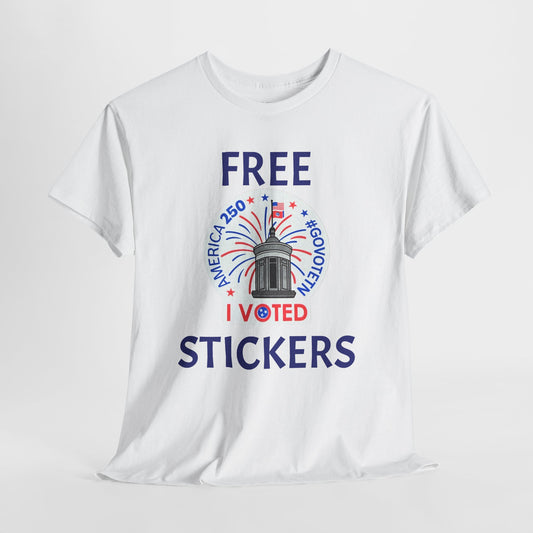 "I Voted" Sticker T-Shirt | Tennessee Governor Election Tee 2026