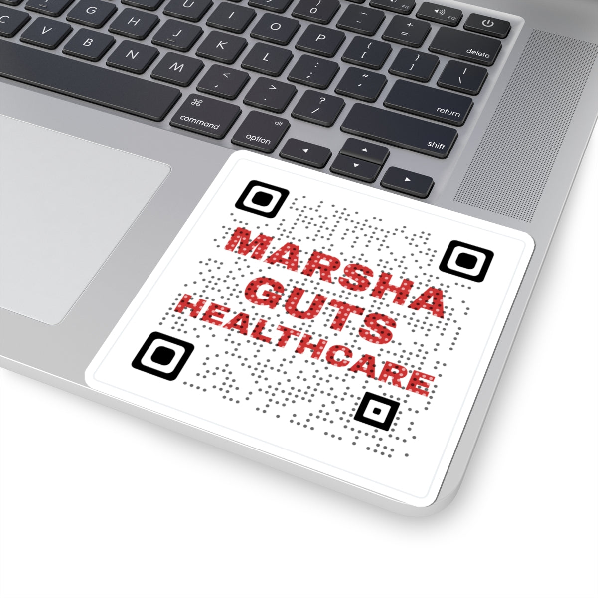 Marsha Guts Healthcare QR Kiss-Cut Sticker