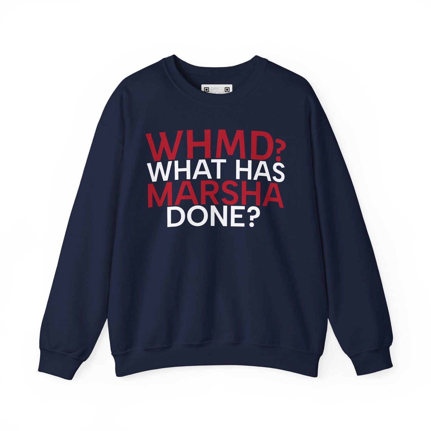 "WHMD? What Has Marsha Done?" Anti-Marsha Blackburn Sweatshirt | TN 2026