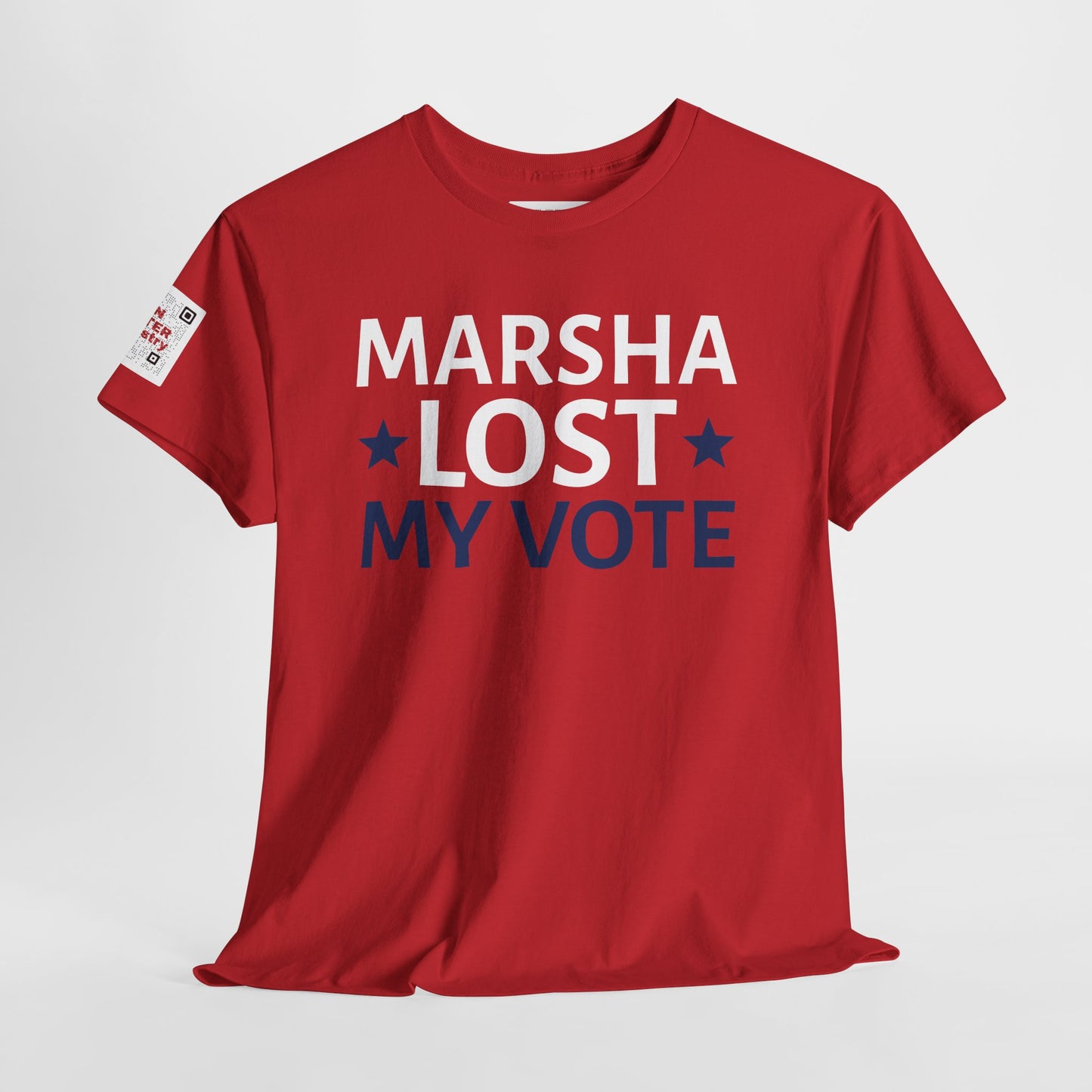 "Marsha Lost My Vote" Anti-Marsha Blackburn T-Shirt | TN Governor Election 2026