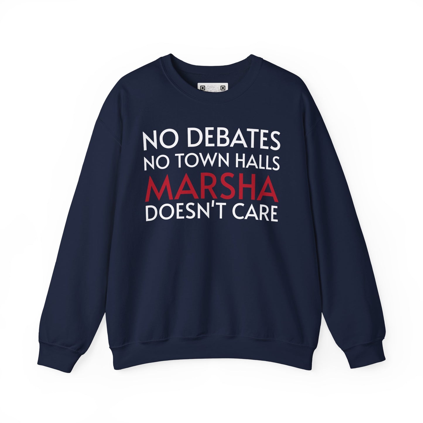"No Debates, No Town Halls" Anti-Marsha Blackburn Sweatshirt | TN 2026
