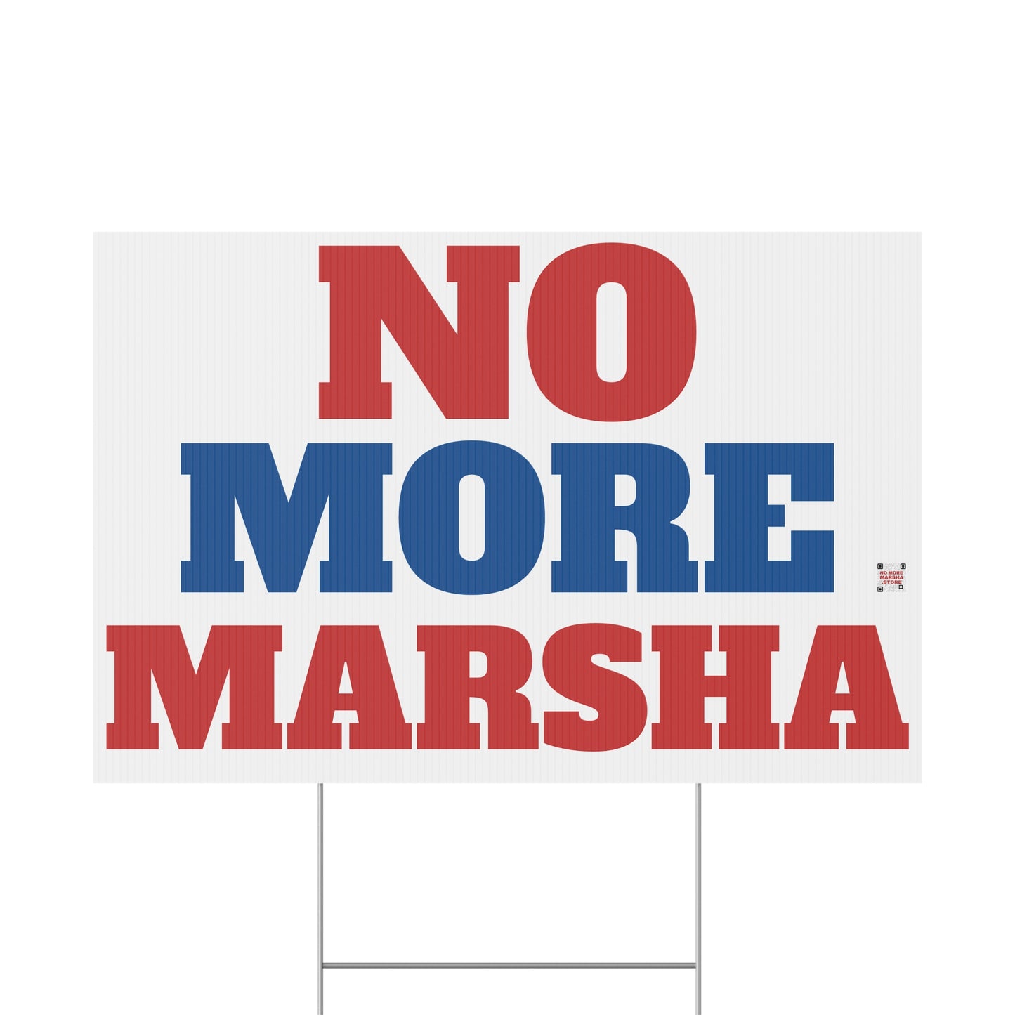 “No More Marsha" Yard Sign | Anti-Marsha Blackburn TN 2026 Election Sign