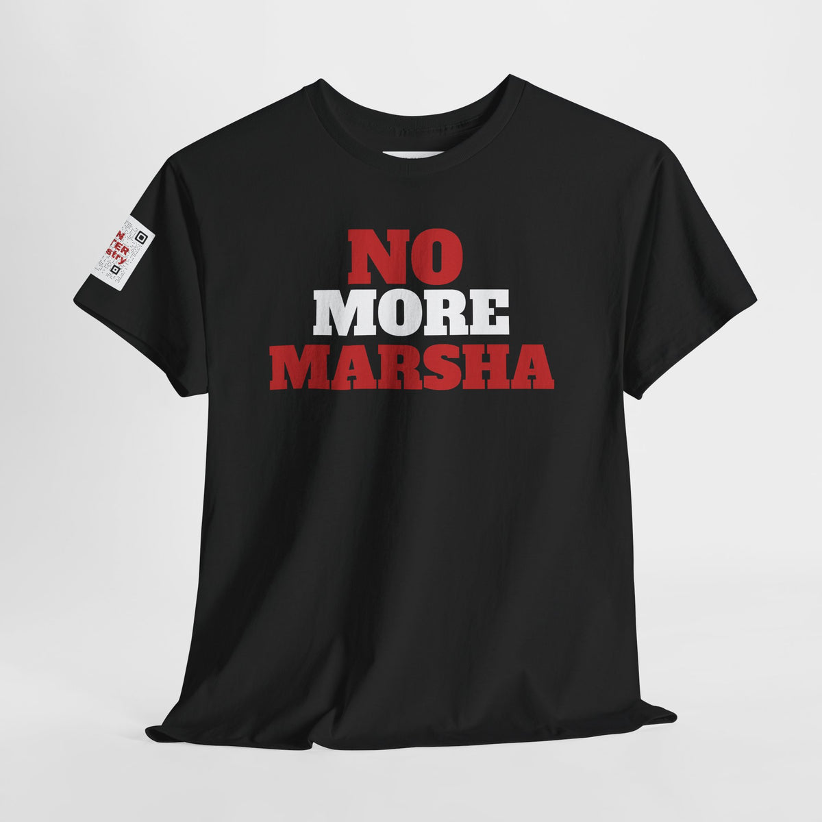 NO MORE MARSHA Unisex Crewneck T‑Shirt - Tennessee Governor Election Campaign 2026