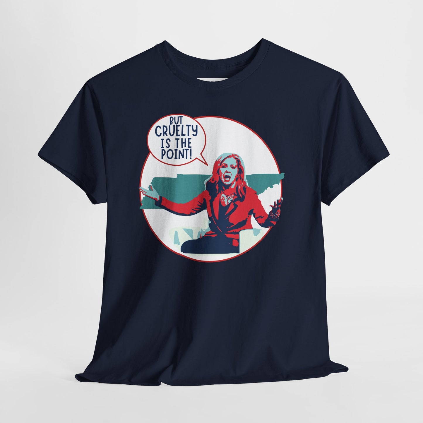 "Cruelty Is the Point" Anti-Marsha Blackburn T-Shirt | TN 2026