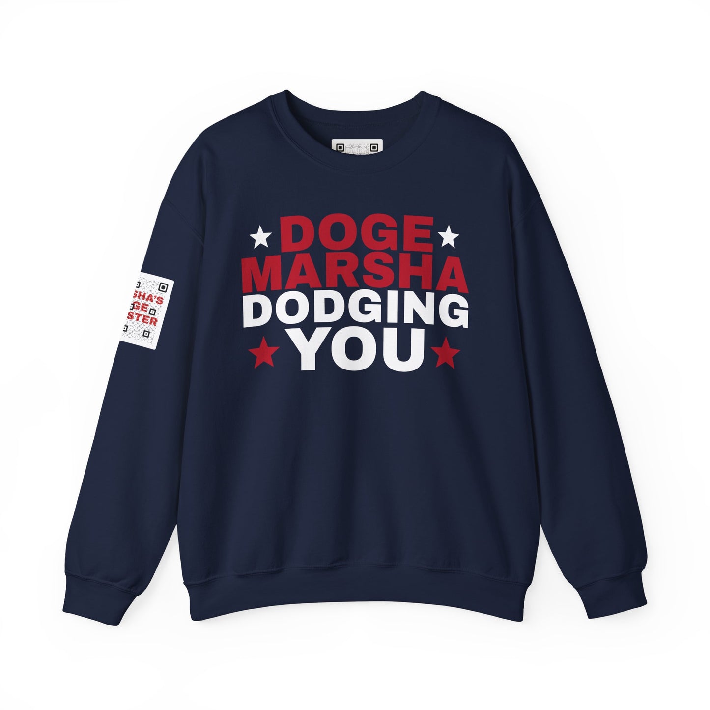 "DOGE Marsha: Dodging You" Anti-Marsha Blackburn Sweatshirt | TN 2026