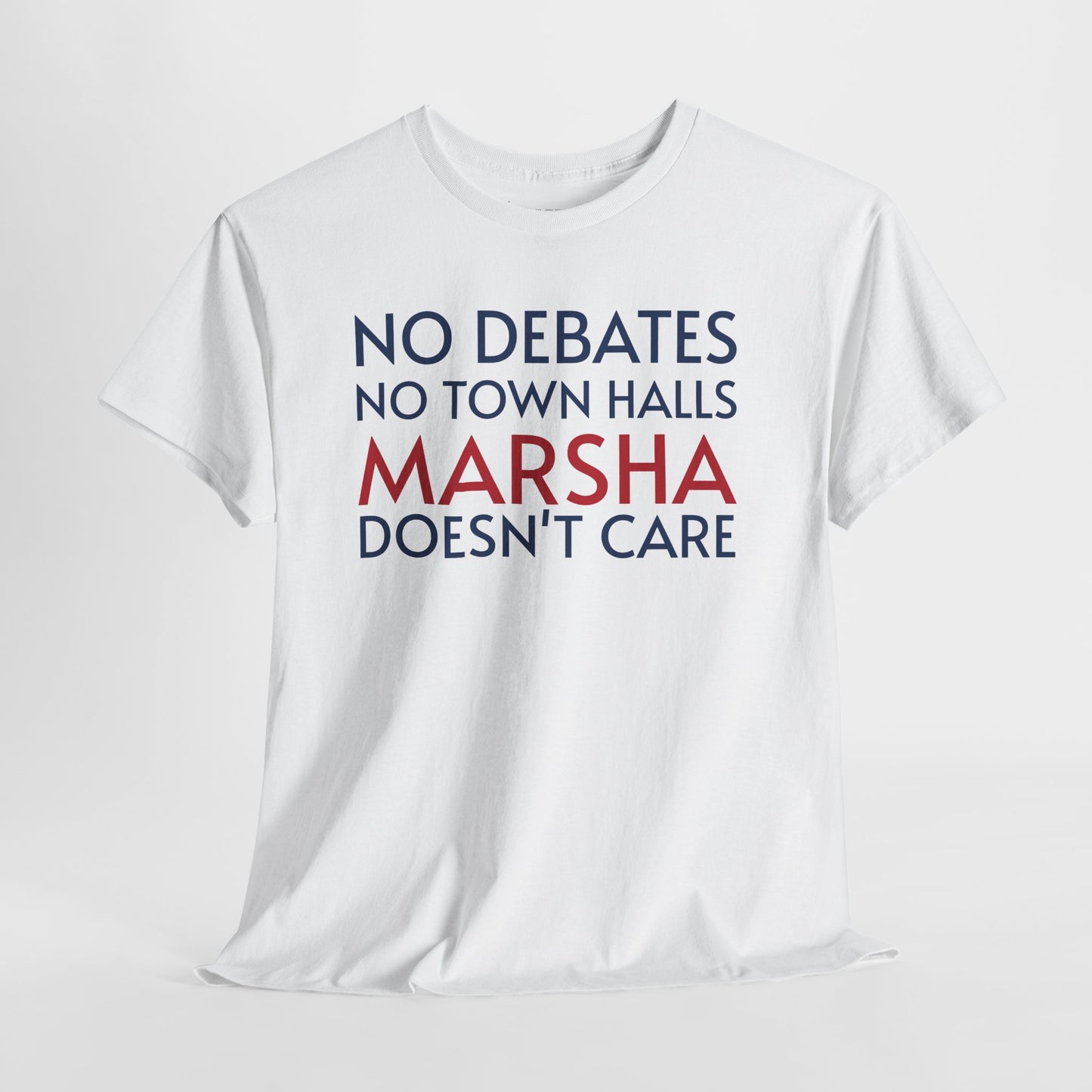 "No Debates, No Town Halls" Anti-Marsha Blackburn T-Shirt | TN 2026