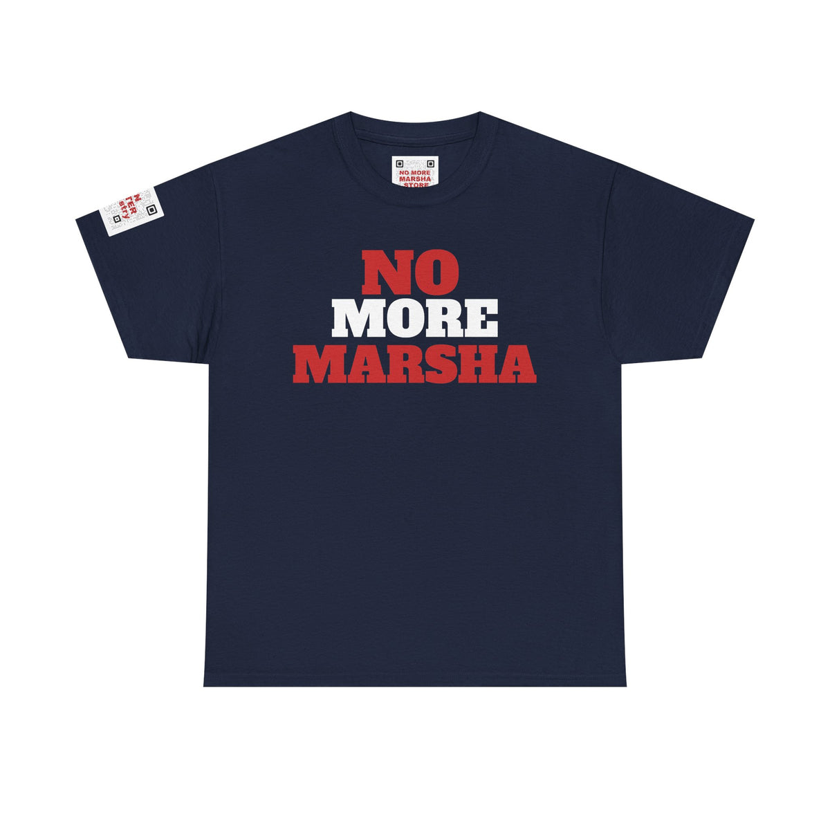 NO MORE MARSHA Unisex Crewneck T‑Shirt - Tennessee Governor Election Campaign 2026