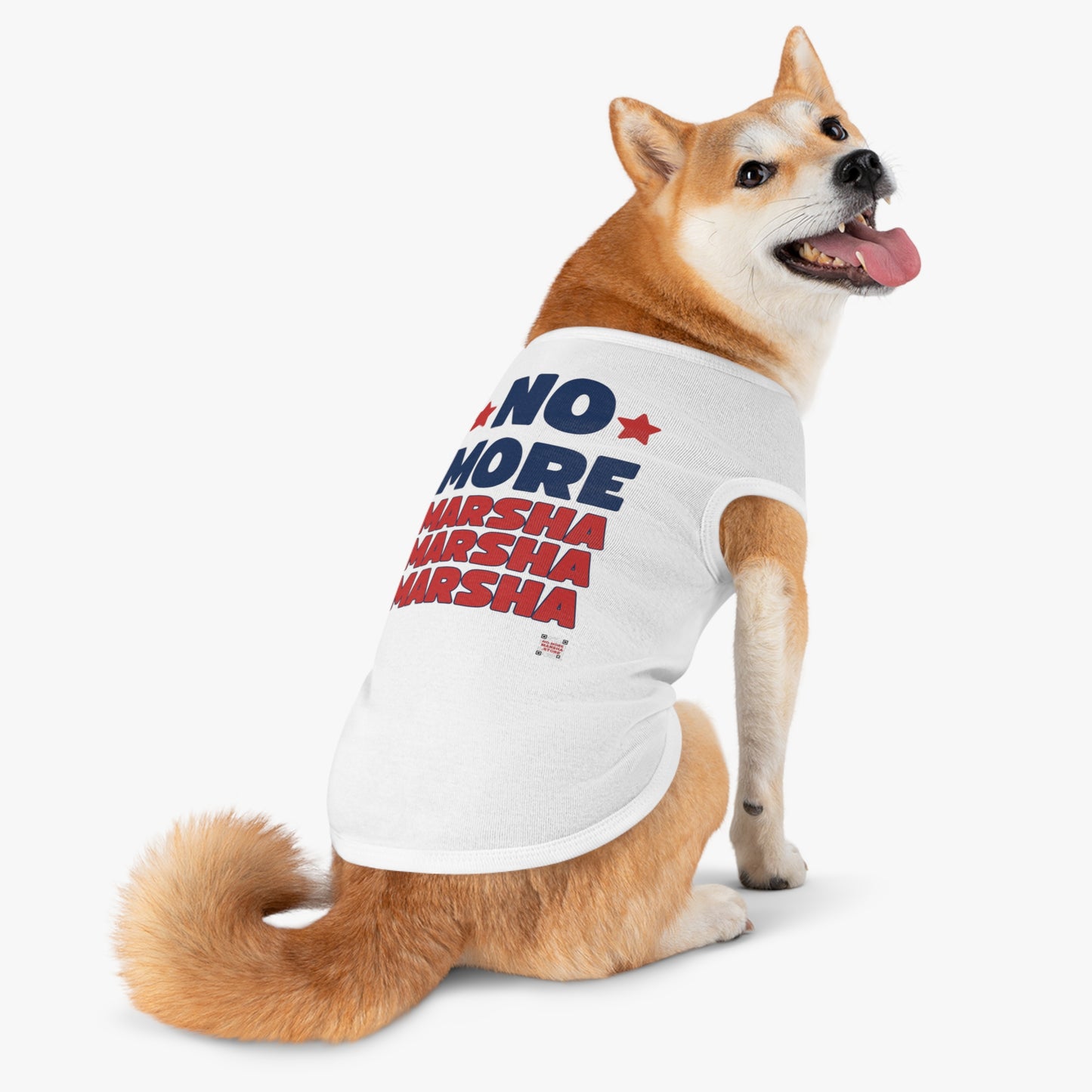 "No More Marsha Marsha Marsha" Anti-Marsha Blackburn Dog Tank Top – TN 2026