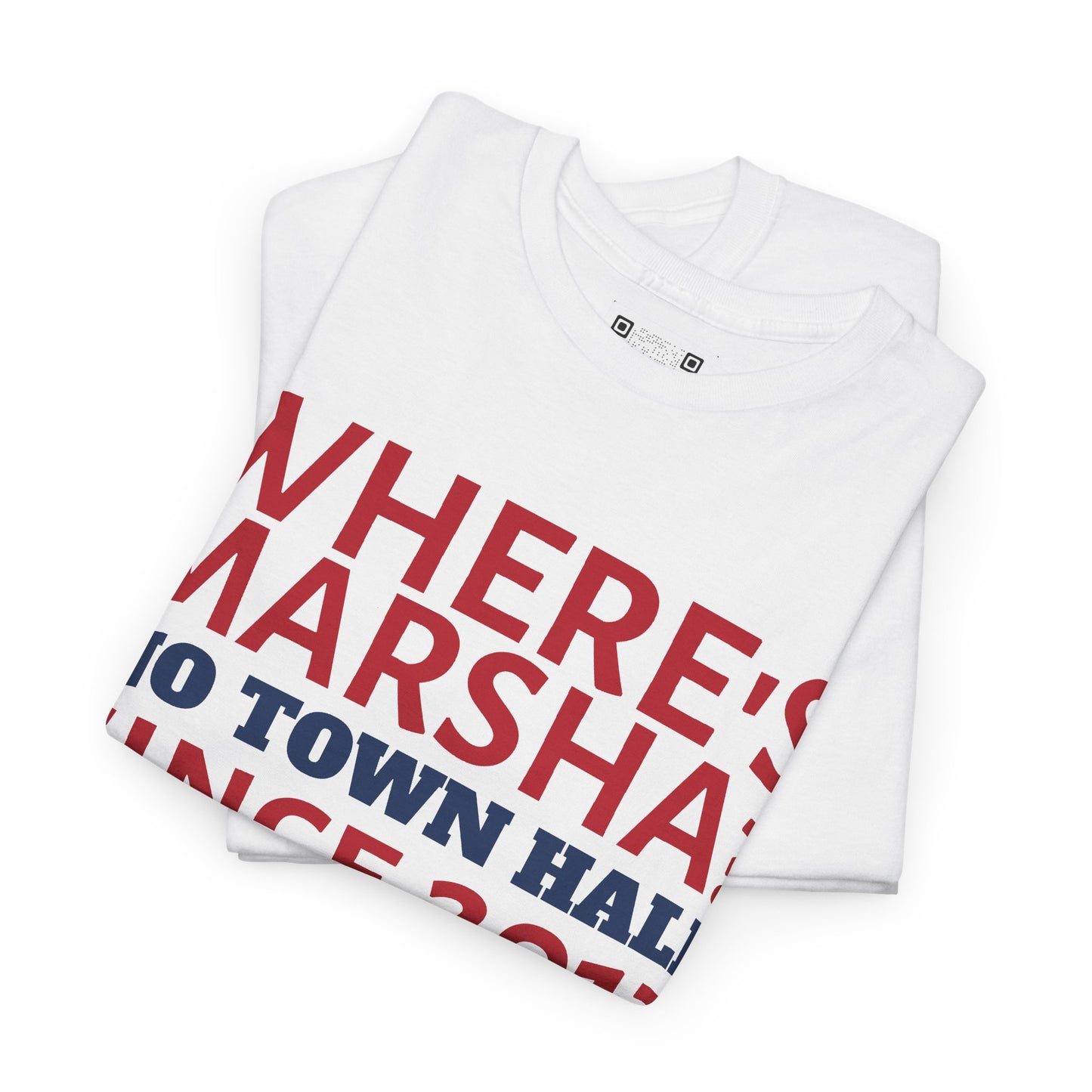 WHERE’S MARSHA? Unisex Crewneck T-Shirt - Tennessee Governor Election Campaign 2026