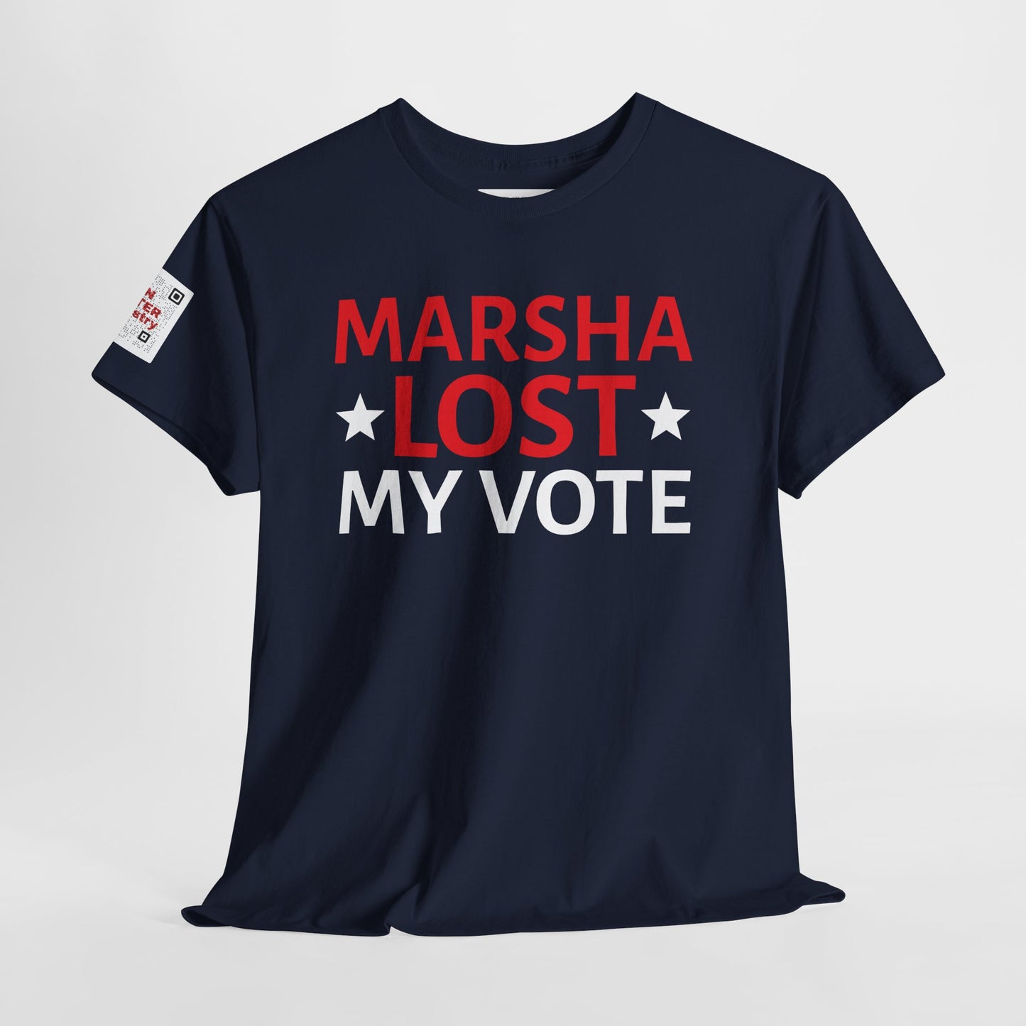 "Marsha Lost My Vote" Anti-Marsha Blackburn T-Shirt | TN Governor Election 2026