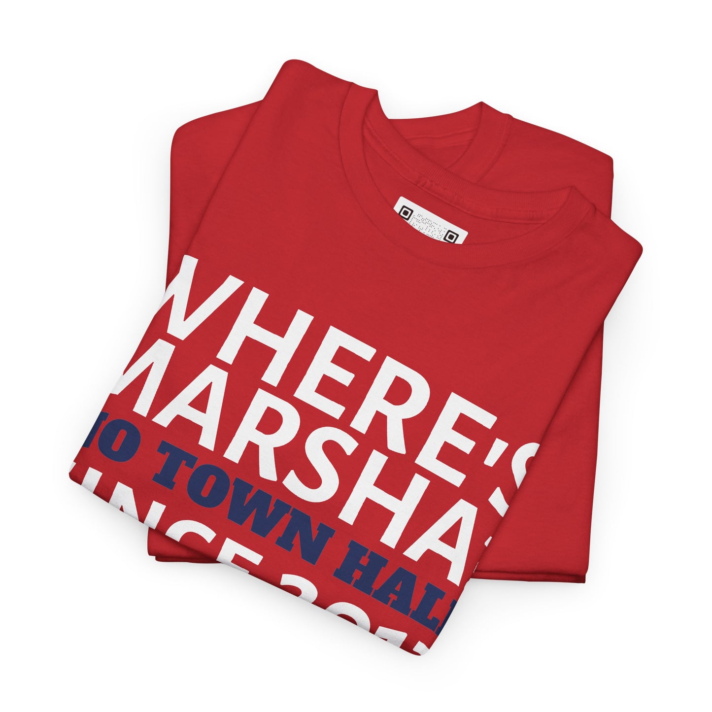 WHERE’S MARSHA? Unisex Crewneck T-Shirt - Tennessee Governor Election Campaign 2026