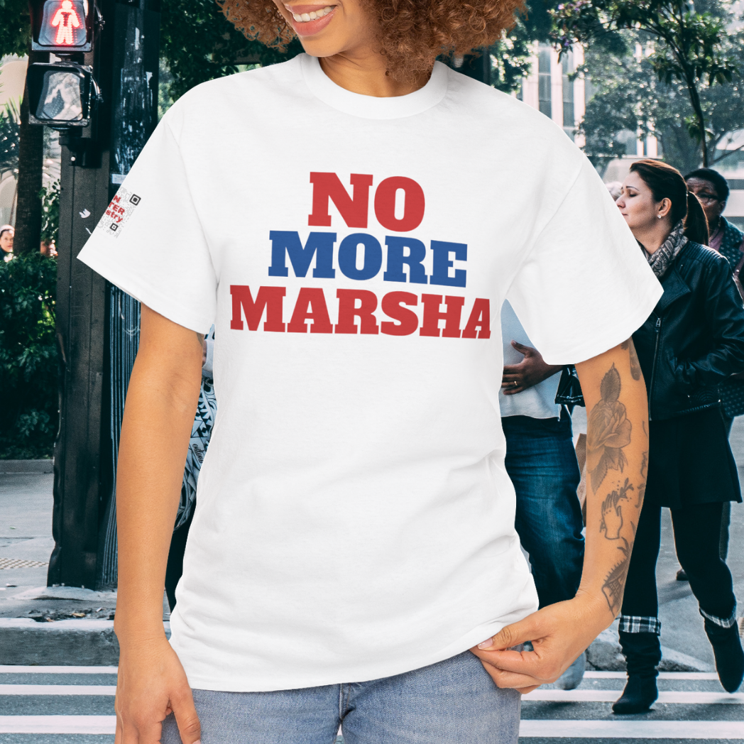 "No More Marsha" Anti-Marsha Blackburn T-Shirt | TN Governor Election 2026